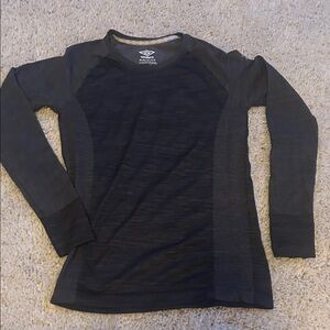 Umbro Kids Long Sleeve Tee - dark grey